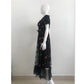 Sequins Strawberry Grenadine V Neck Dress