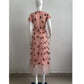 Sequins Strawberry Grenadine V Neck Dress
