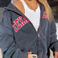 Letters Print Hoodies Sweatshirt