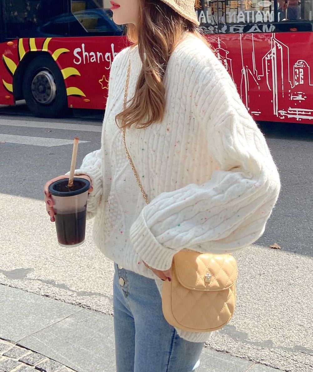 Casual Colorful Dots Sweater