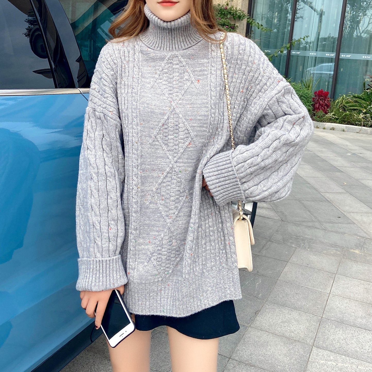Casual Colorful Dots Sweater