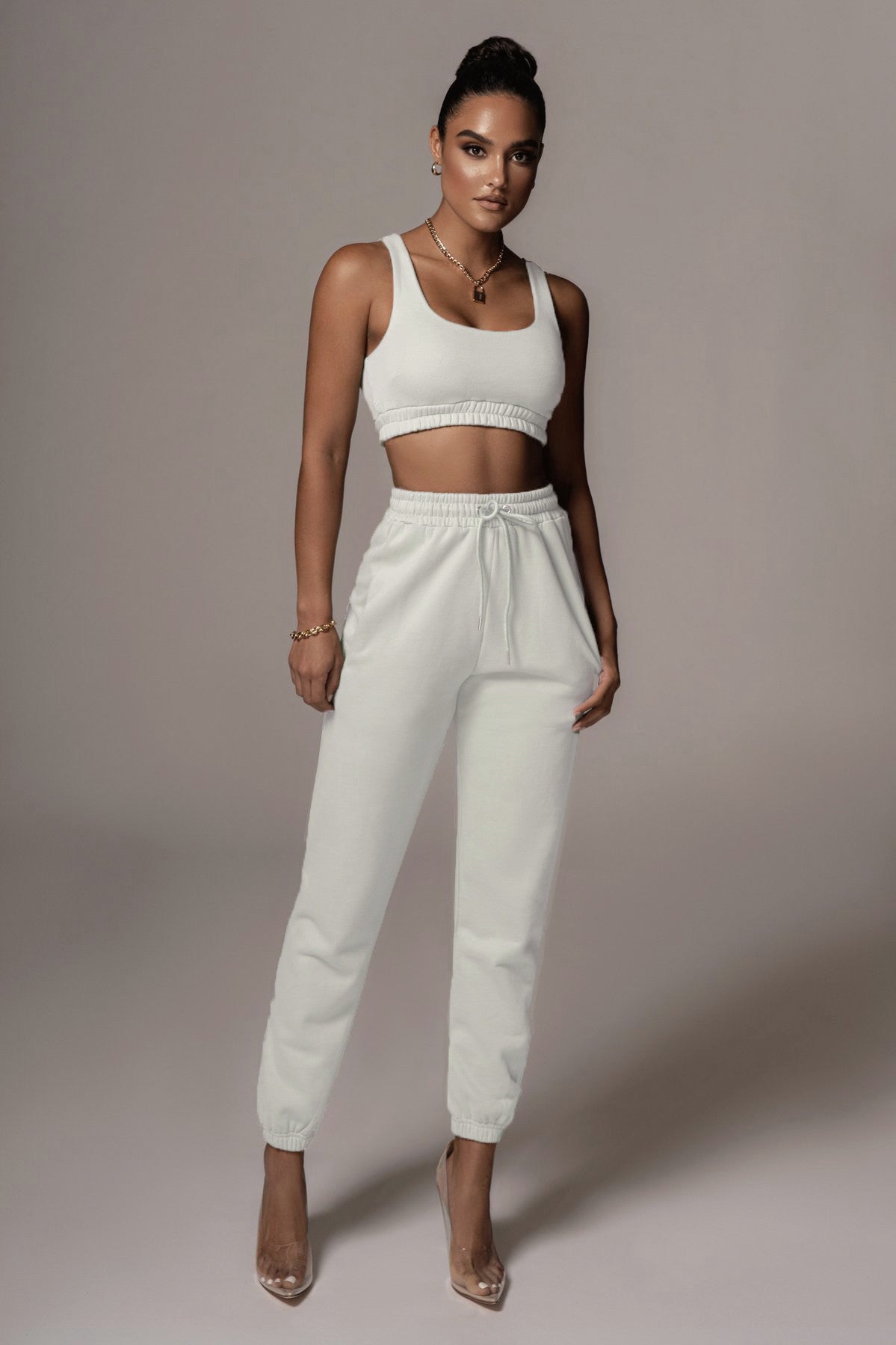 Crop Top And Sports Pants