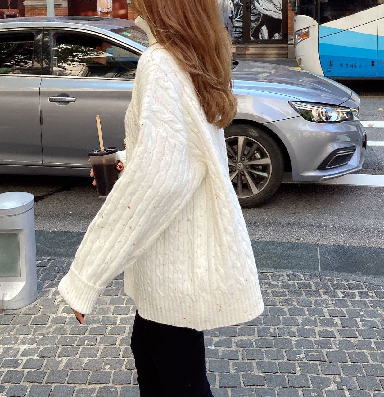 Casual Colorful Dots Sweater