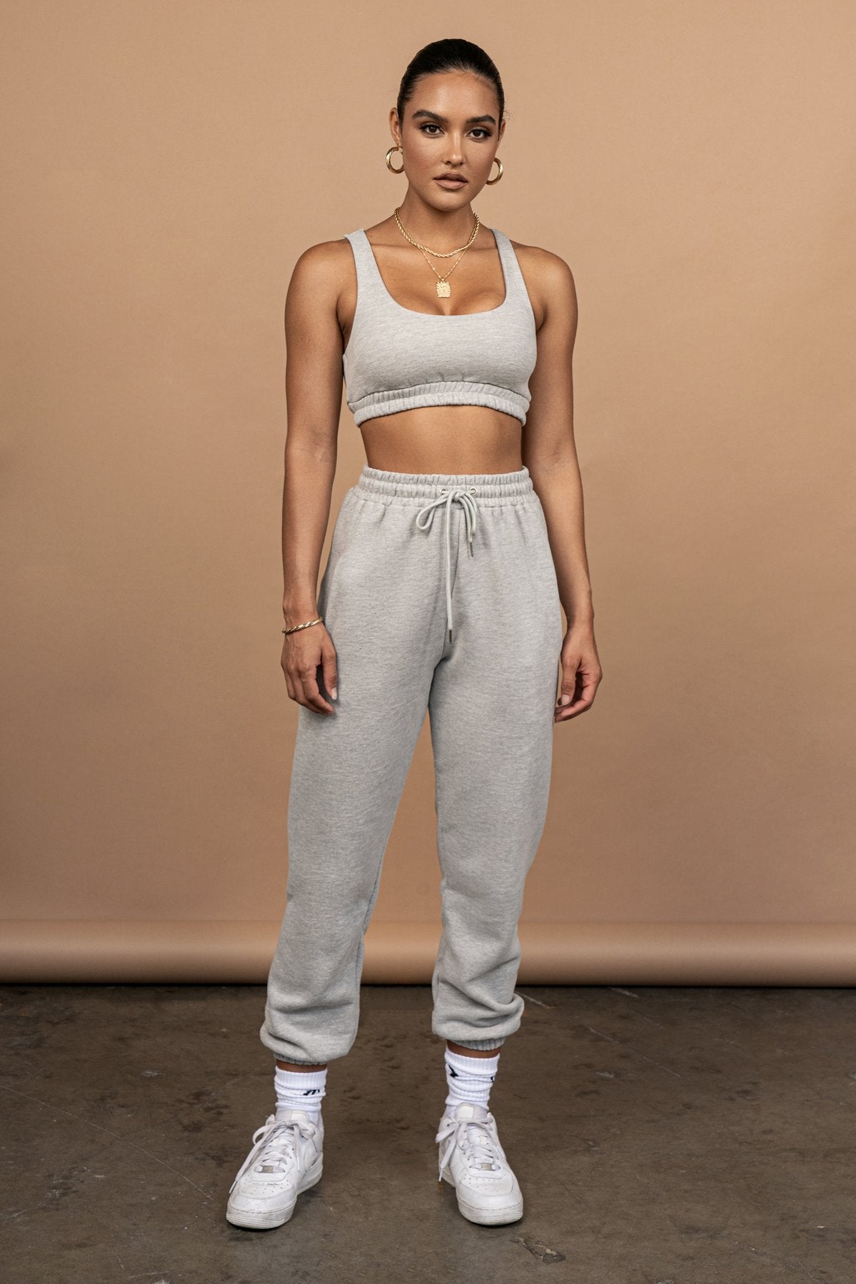 Crop Top And Sports Pants