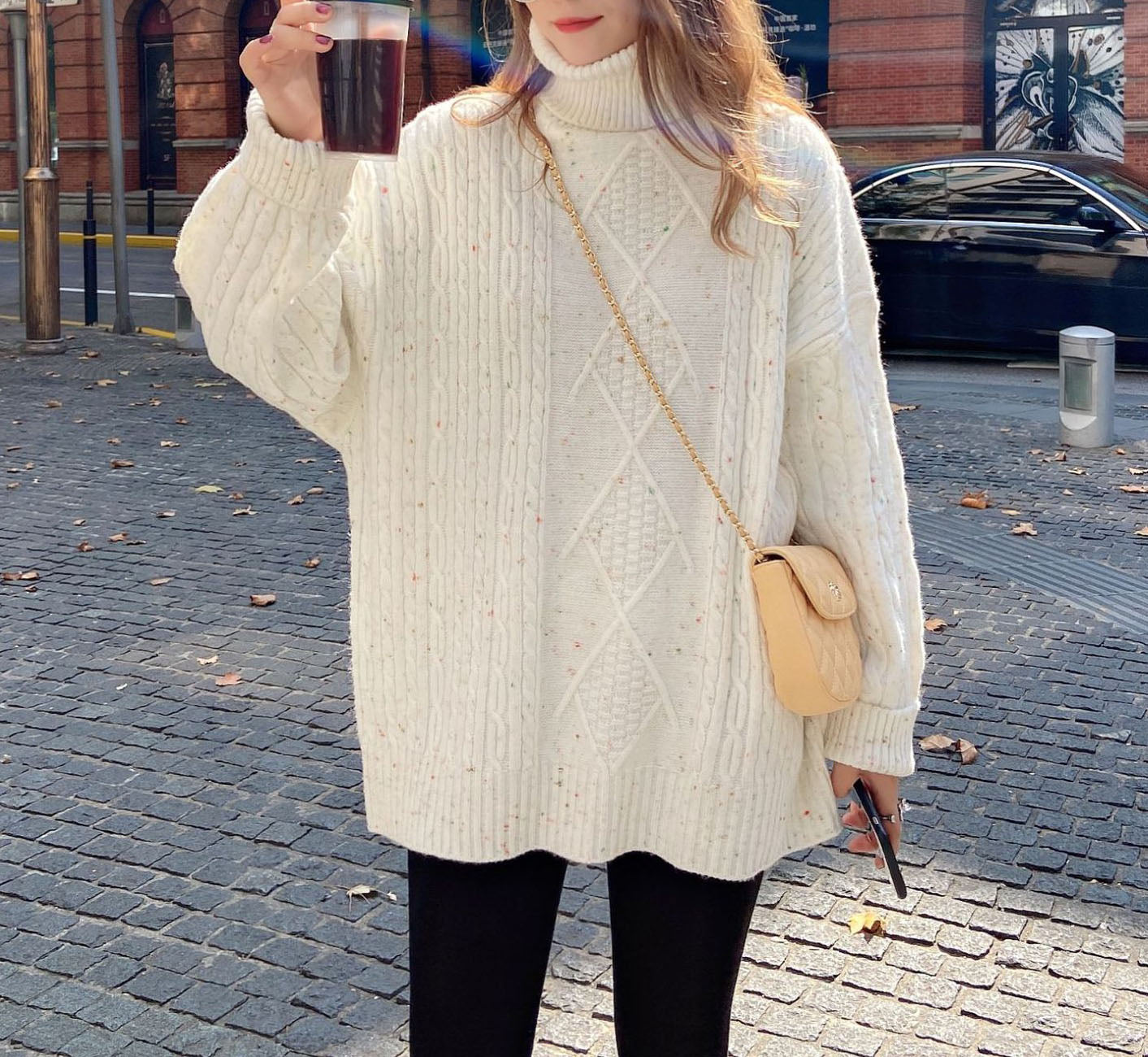 Casual Colorful Dots Sweater