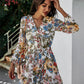 Long Sleeve V Neck Dress