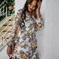 Long Sleeve V Neck Dress