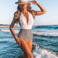 Deep V Neck swimsuit