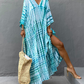 Colorful Slit Cover Up