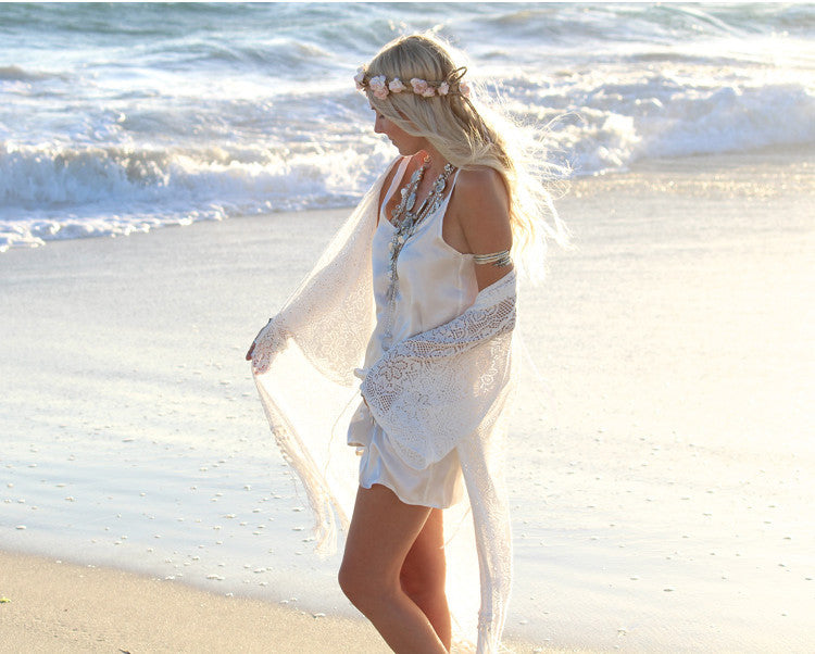 Tassels Lace Cover Up