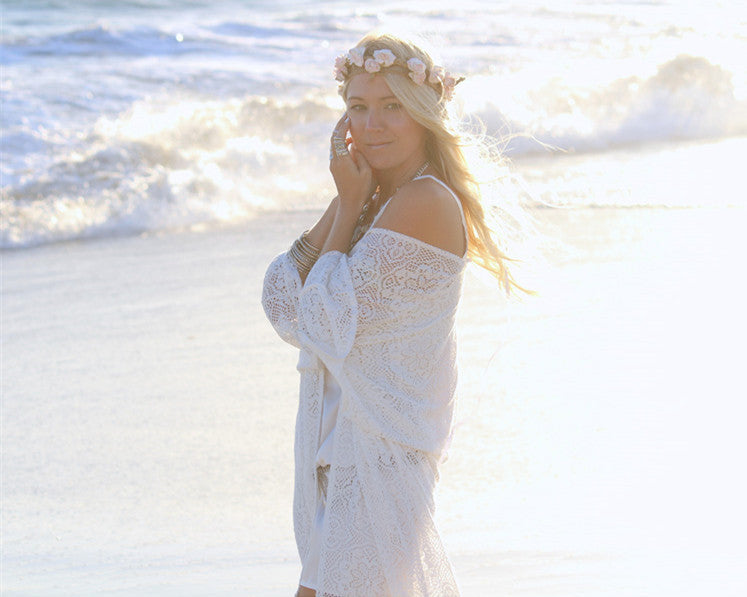 Tassels Lace Cover Up