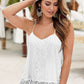 White lace Spaghetti Straps Top, top, VIVIMARKS