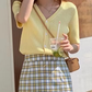 V Neck Knit Top