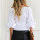 Off The Shoulder Cross Top, top, VIVIMARKS