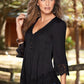 V Neck Lace Splicing Top, top, VIVIMARKS