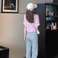 Folded Chiffon Top