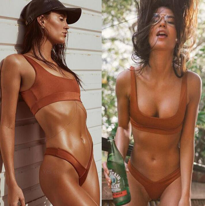 Solid Color Bikini Set, bikini, VIVIMARKS