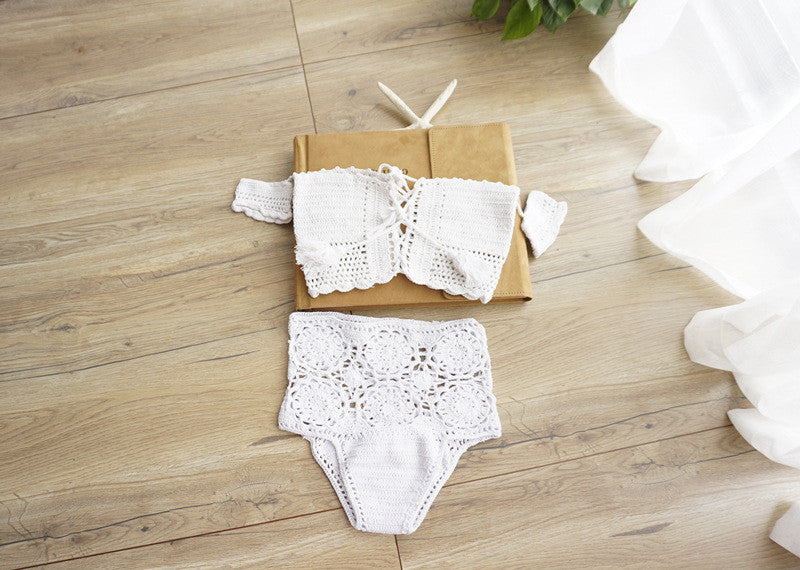 Crochet Off The Shoulder Bikini Set, bikini, VIVIMARKS