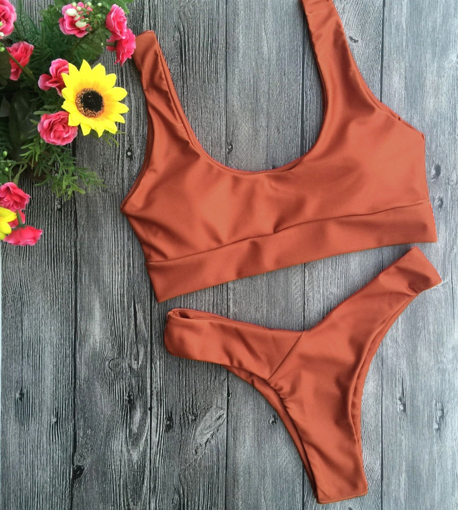 Solid Color Bikini Set, bikini, VIVIMARKS