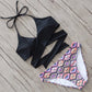 Floral Cross Bikini Set, bikini, VIVIMARKS