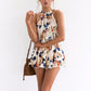 Floral Top And Shorts Two Pieces Set, two pieces, VIVIMARKS
