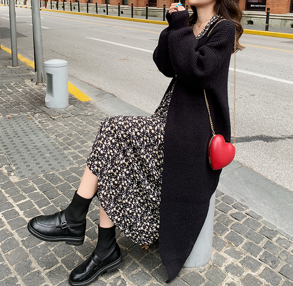 Casual Knit Long Cardigan