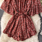 Floral Off The Shouder Romper