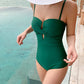 Soild Color One Piece Swimsuit