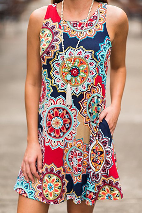 Boho Sleeveless Dress