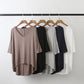Casual V Neck High Low Top