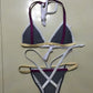 Strappy Colorful Bikini Set, bikini, VIVIMARKS