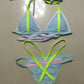 Strappy Colorful Bikini Set, bikini, VIVIMARKS