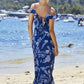 Floral Slit Cotton Maxi Dress, dress, VIVIMARKS