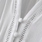 White Lace Front Buttons Dress, dress, VIVIMARKS