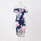 Off The Shoulder Floral Irregular Dress, dress, VIVIMARKS