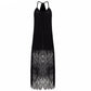 Spaghetti Straps Lace Maxi Slit Dress, dress, VIVIMARKS
