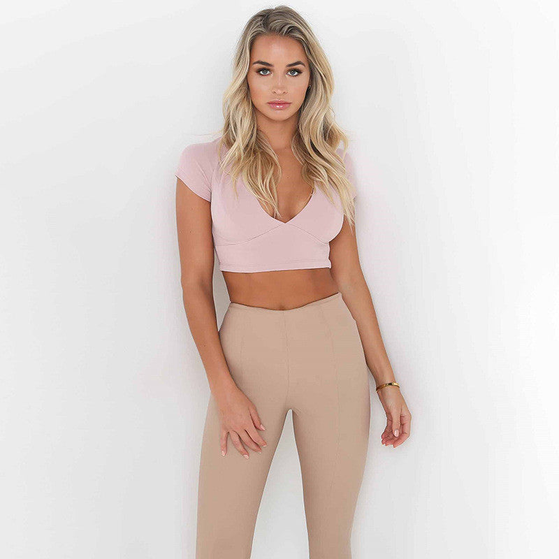Lace Up v Neck Lace Top, top, VIVIMARKS
