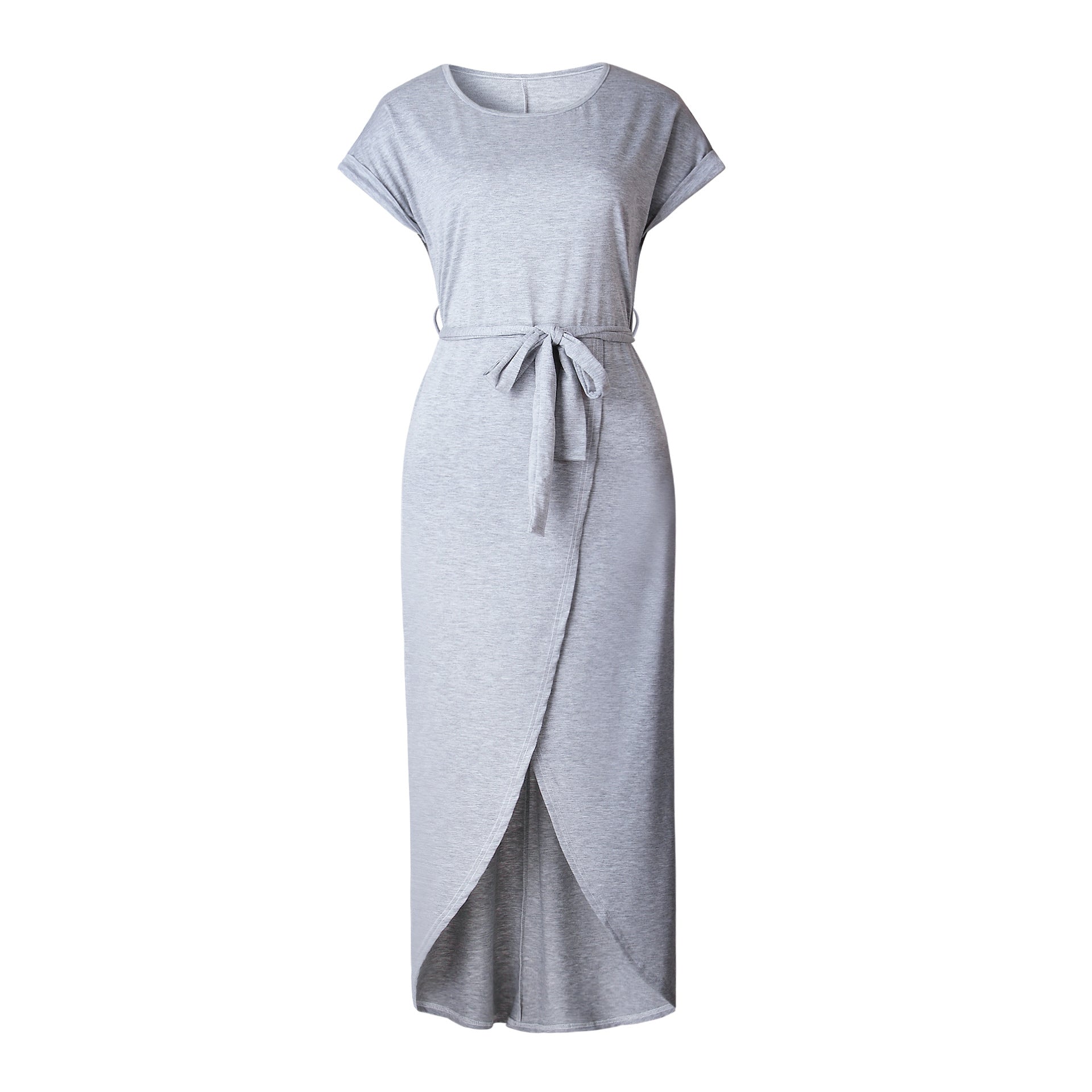Casual Short Sleeve Irregular Dress, dress, VIVIMARKS