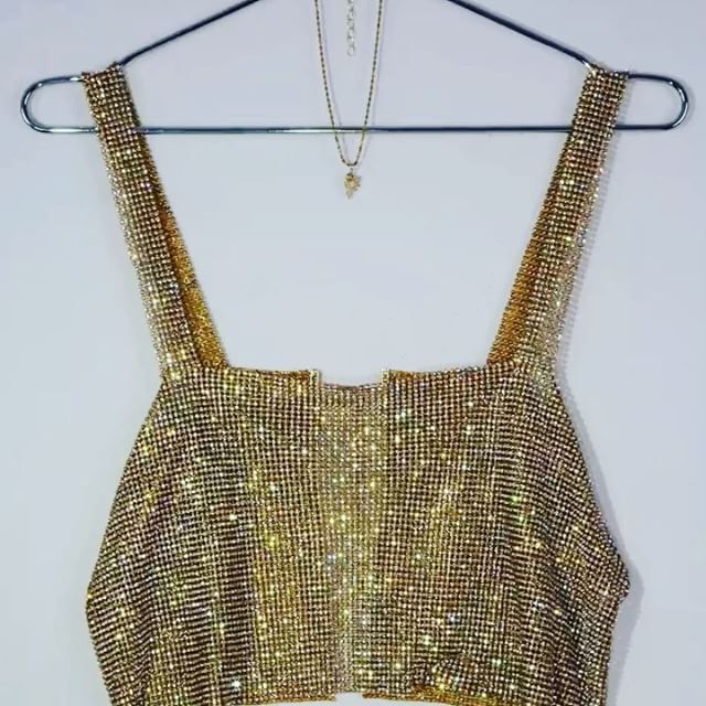 Sequin Strap Top, top, VIVIMARKS