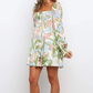 Leaves Print Dress