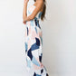 Strapless Geometric Pattern Romper, romper, VIVIMARKS