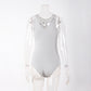 Lace Sleeveless Romper, romper, VIVIMARKS
