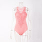 Lace Sleeveless Romper, romper, VIVIMARKS