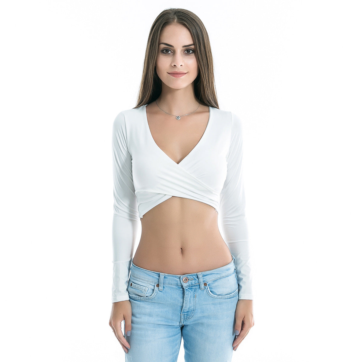Cross Long Sleeve Top, top, VIVIMARKS