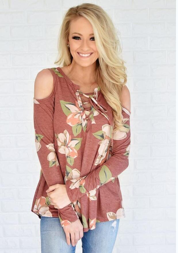 Floral Off The Shoulder Top, top, VIVIMARKS