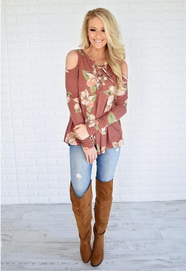 Floral Off The Shoulder Top, top, VIVIMARKS