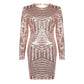 Sequins Open Back Bodycon Dress, dress, VIVIMARKS