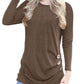 Buttons Casual Top, top, VIVIMARKS