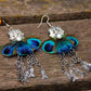 Peacock Feathers Earrings, ACCESSORIES, VIVIMARKS