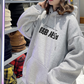 Letter Hooded Sweatshirt